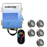Led Piscina - Kit 5 Tiny Led INOX RGB + Central + Controle Touch - 1