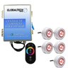 Led Piscina - Kit 5 Led Tec Light ABS RGB + Central + Controle Touch - 1