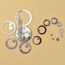 Ver imagem 5 de Relógio de Parede Decorativo Espelhado Bolas Sala Cozinha