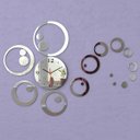 Ver imagem 6 de Relógio de Parede Decorativo Espelhado Bolas Sala Cozinha