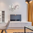 Ver imagem 2 de Relógio de Parede Decorativo Espelhado Bolas Sala Cozinha