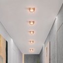 Ver imagem 1 de 5 Spot Cristal Glint Rose Espelhado Embutir MR16 Corredor LUP66