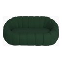 Ver imagem 3 de Namoradeira Concha Decorativa 190cm Sala Suede:verde/liso