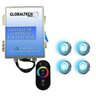 Led Piscina - Kit 4 Led Tholz 9W Inox RGB + Central + Controle Touch - 1
