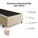 Ver imagem 4 de Box Universal Solteiro com Pés Base para Colchão Nature Box Palha