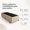 Ver imagem 6 de Box Universal Solteiro com Pés Base para Colchão Nature Box Palha