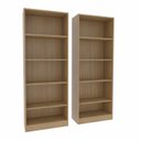 Ver imagem 2 de Kit 2 Estantes Multiuso com 10 Prateleiras com Amplo Espaço Espresso Móveis