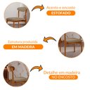 Ver imagem 5 de Conjunto com 2 Cadeiras Noronha em Madeira Maciça para Sala de Jantar Moderna Mobília