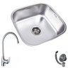 Cuba Simples 9463 Platin+Torneira Roma Gourmet Inox Guimmis - 1