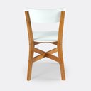 Ver imagem 6 de Cadeira de Madeira Paris Cor Castanho e Branco