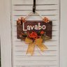 Placa Lavabo Laranja 35x32 - 5
