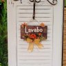 Placa Lavabo Laranja 35x32 - 2