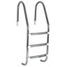 Escada para Piscina 3 degraus Inox - Inaqua - 1
