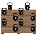 Ver imagem 4 de Guarda Roupa Casal Vizanno 10 Portas com Cômoda Sintra com Pés Amêndola Touch - Demóbile