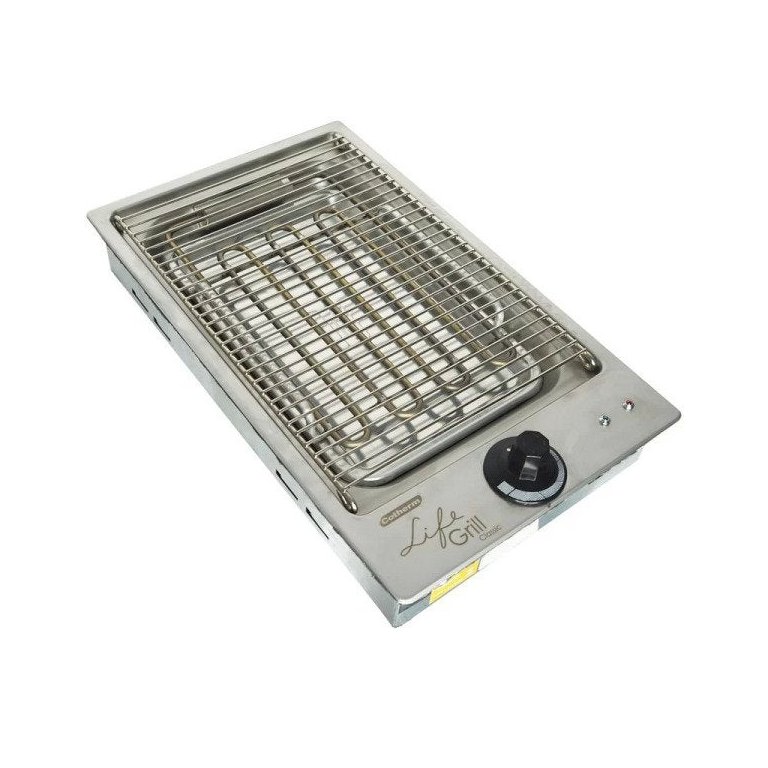 Churrasqueira Elétrica Cooktop Embutir 2000w Inox 110v 127v Cotherm 1941 Life Grill Classic