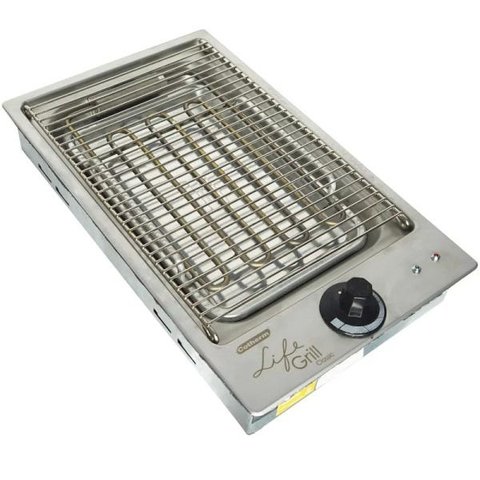 Churrasqueira Elétrica Cooktop Embutir 2000w Inox 220v Cotherm 1942 Life Grill Classic