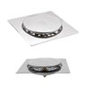 Ralo Inteligente Click Para Banheiro 10x10 Cm Inox Sem Odor - 1