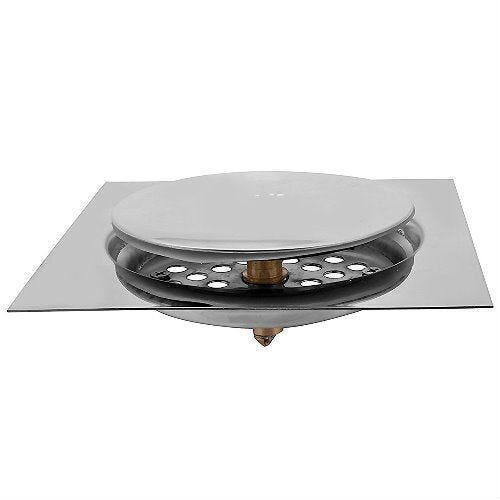 4 Ralos Inteligente Click Para Banheiro 10x10 Cm Inox TOP - 3