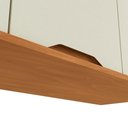Ver imagem 6 de Quarto Infantil 3 Peças Crescer CB1491 com Cama Cômoda e Aéreo Argila-Jequetiba Kappesberg