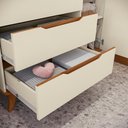 Ver imagem 4 de Quarto Infantil 3 Peças Crescer CB1491 com Cama Cômoda e Aéreo Argila-Jequetiba Kappesberg