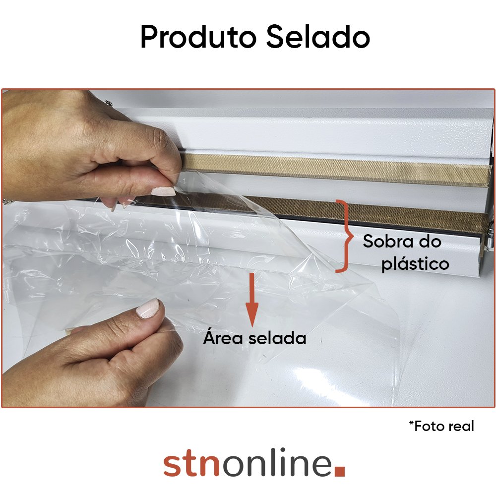 Seladora Manual de Embalagens Plasticas 30cm Bivolt STN Online - 7