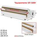 Ver imagem 2 de Seladora Manual de Embalagens Plasticas 30cm Bivolt STN Online