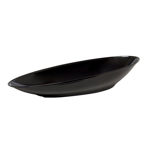 Saladeira Oval 60cm Preta em Polipropileno Linha Tropical Vem