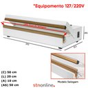 Ver imagem 2 de Seladora Manual de Embalagens Plasticas 50cm Bivolt Stn Online