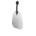 Ver imagem 3 de Espelho Decorativo Tie Alça Naval Preta 60x50 cm Trapézio