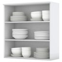 Ver imagem 4 de Armario Aereo 2 Portas Mdf 80 Cm Americana C356 Branco Henn