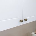 Ver imagem 6 de Armario Aereo 2 Portas Mdf 80 Cm Americana C356 Branco Henn
