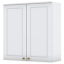 Ver imagem 1 de Armario Aereo 2 Portas Mdf 80 Cm Americana C356 Branco Henn