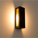 Ver imagem 1 de 1x Arandela Led Efeito Decorativa Parede Teto 5w 15cm Preta 220v St154