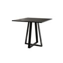 Ver imagem 2 de Kit Sala de Jantar Mônaco Premium Mesa 90cm com 4 Cadeiras Estofadas para Cozinha - Preto/preto