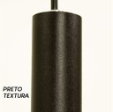 Ver imagem 3 de kit 3x Pendente Tubo Cilindro em Alumínio Preto 4x50cm + LED Mini Dicroica MR11 3W Branco Quente