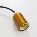 Ver imagem 4 de Kit Com 3 Pendentes Tubo Cilindro Alumínio 4x10cm E27 Cobre St458