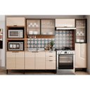 Ver imagem 4 de Paneleiro de Cozinha Modulado Alpha 2511 Torre Quente C/ 2 Fornos 3 Portas 70cm Preto - Carraro