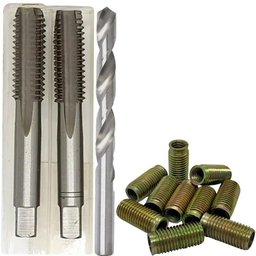 Bucha Roscada - M9x1,5 - M12x1,5 + Macho + Broca (tucho) - 1