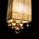 Ver imagem 4 de Pendente Fio Seda e Cristal Bella Prata 2xe27 Hu2189s ST356