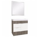 Ver imagem 3 de Gabinete para Banheiro com Cuba e Espelheira 3 Gavetas Club Kit (Não Acompanha Torneira) Bumi