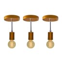 Ver imagem 1 de Kit 3x Pendente Tubo Cilindro Alumínio 10cm Cobre + Filamento Carbono G95 220v St458