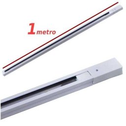 Trilho Eletrificado 1M + 5 Spots 7W 3000K Bivolt Branco - 4