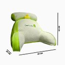 Ver imagem 3 de Travesseiro Inflável Multifuncional de Descanso Apoio Verde