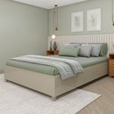 Ver imagem 2 de Cama de Casal para Colchão 138x188cm Multimóveis CR35458 Off White