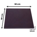 Ver imagem 5 de Mesa Pisa Beta Bistrô Fratini 107,50cm (a) Disco Redondo Branco Tampo Mdp Quadrado Branco 60cm( L)