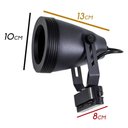 Ver imagem 2 de Kit com 3 Spot Avulso para Lâmpada E27 Par20 para Trilho Eletrificado - Preto St365