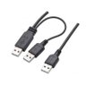 Cabo Y Usb 2.0 a Macho para 2 X Usb 2.0 a Macho - 1