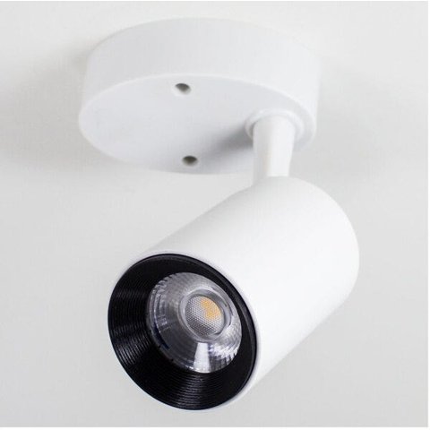 Spot Sobrepor LED 7W para Teto e Parede Branco 3000K Branco Quente St749