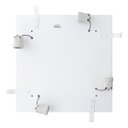 Ver imagem 5 de Plafon Sobrepor Quadrado Branco 45x45cm para 4 Lâmpadas E27 St4540