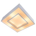 Ver imagem 3 de Plafon Sobrepor Quadrado Branco 45x45cm para 4 Lâmpadas E27 St4540